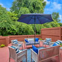 3br townhome private patio